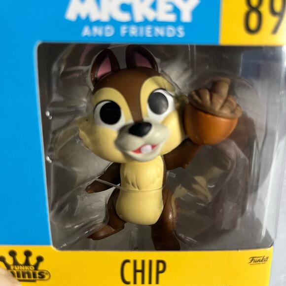 Chip Chipmunk FUNKO MINIS Disney Mickey & Friends Vinyl Figures 89 Chip - Picture 6 of 6